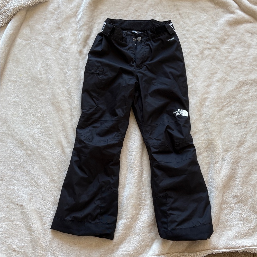 The North Face Girls' black snow pants size 7/8